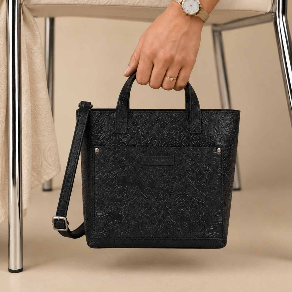 #Color_Floral Black